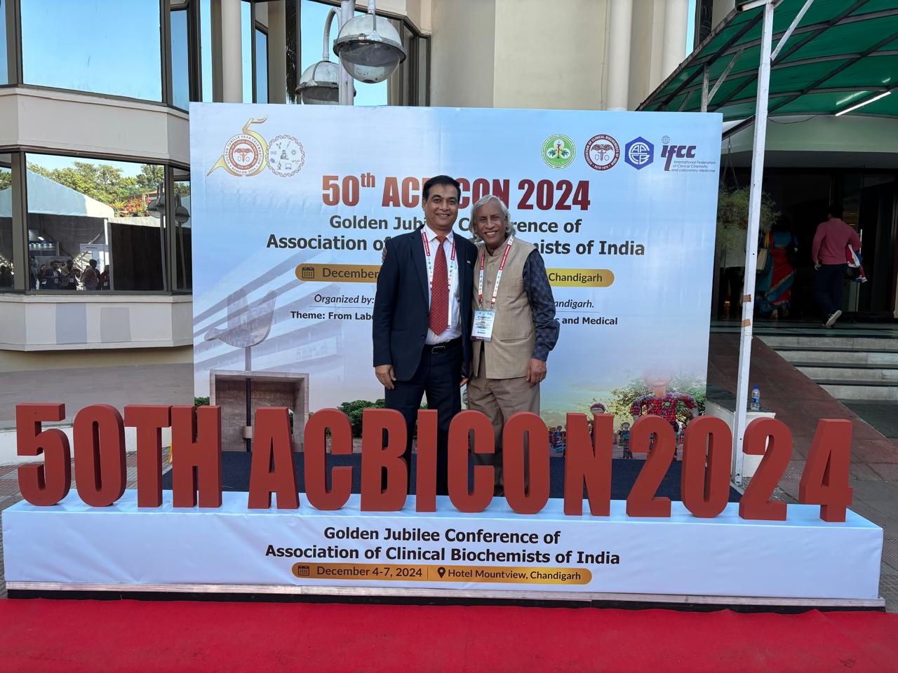 At PGIMR Chandigarh 4th to 7th Dec 50th ACBICON