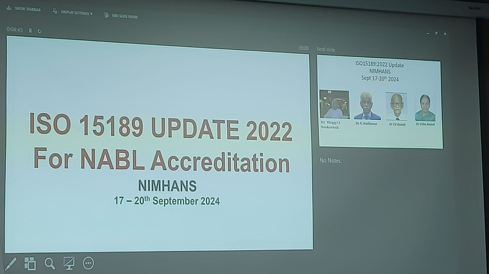 17th - 20th September 2024 International Lead Auditors & MRS (on-site) @ NIMANS,Banglore 2024